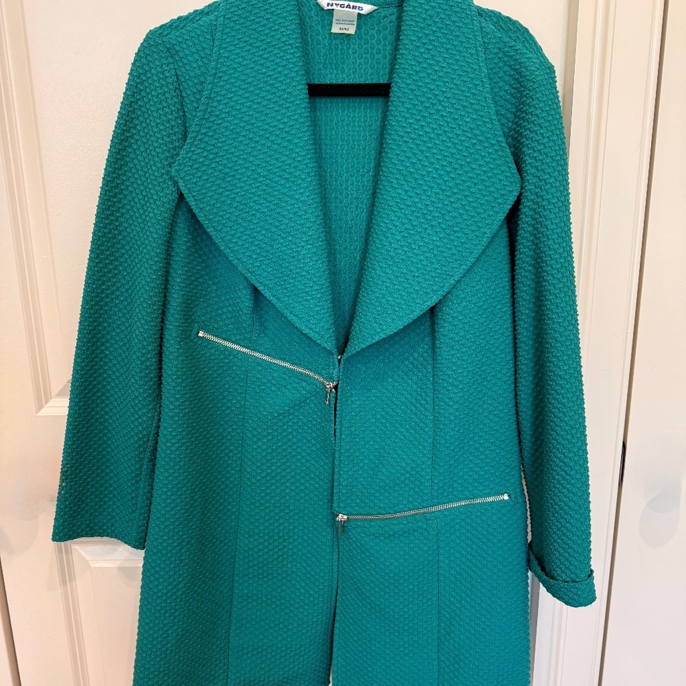 Green Nygard Peacoat Jacket, size Medium